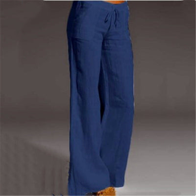 Pantalones de lino de verano para mujer