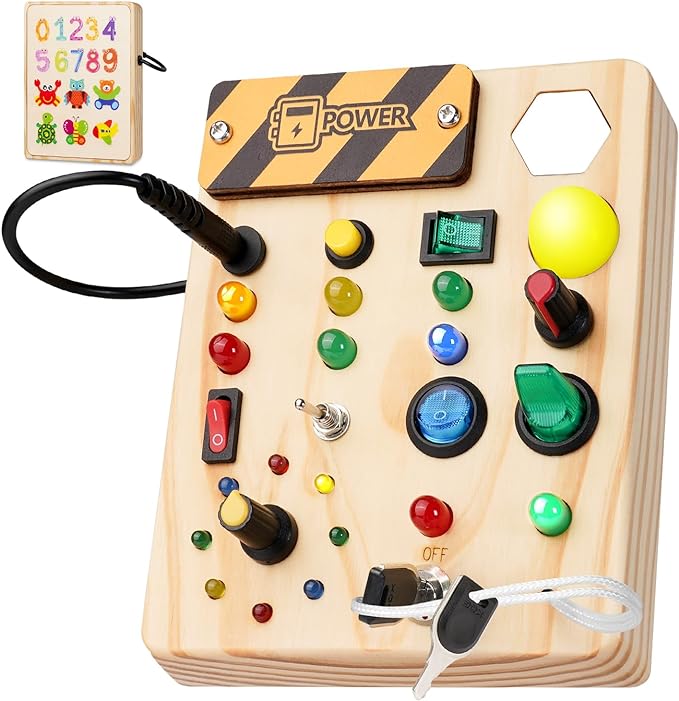 SparkQuest - Gioco montessoriano per bambini piccoli con 27 luci LED