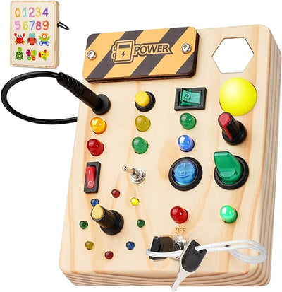 SparkQuest - Gioco montessoriano per bambini piccoli con 27 luci LED