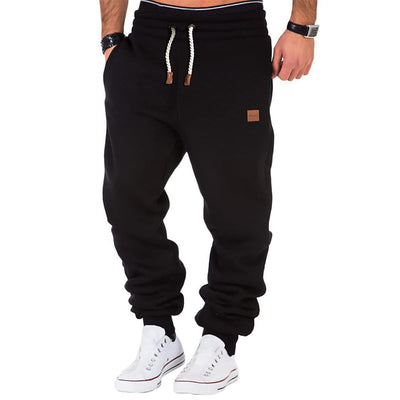 Max Comfort | Pantaloni da jogging da uomo in tinta unita con coulisse ed elastico in vita