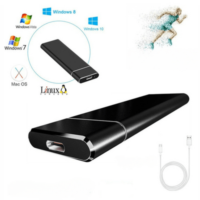 Disque SSD externe en aluminium haute vitesse