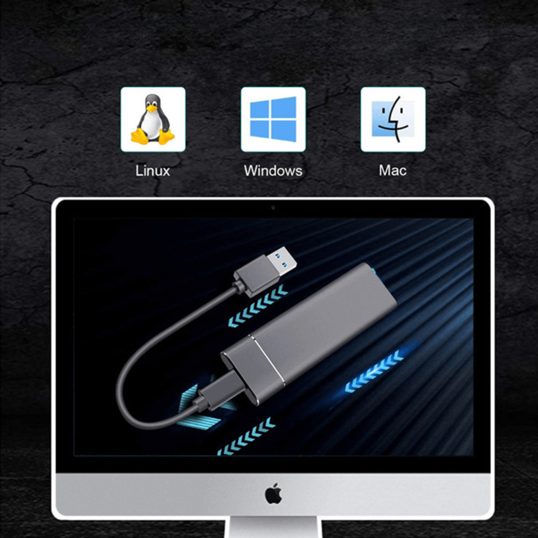 Disque SSD externe en aluminium haute vitesse