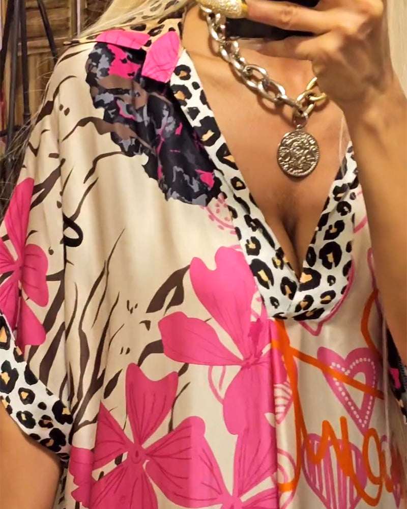 Janne | Vestido informal con cuello en V
