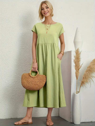 Emberly - Vestido casual y cómodo para mujer