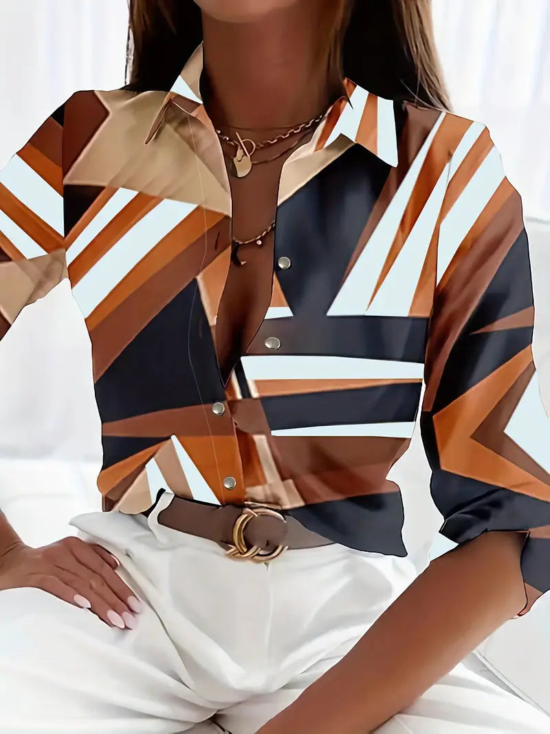 Lavi - Chemise décontractée à manches longues pour le printemps