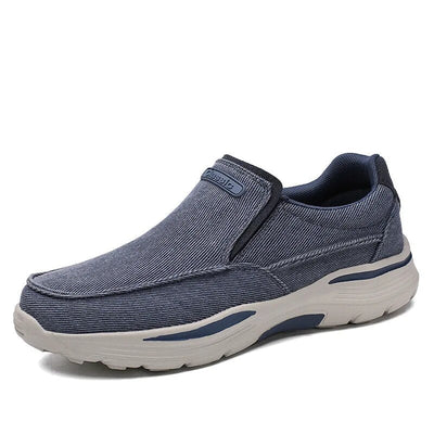 Jaco - Mocasines ortopédicos de lona para hombre