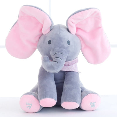 Canta e gioca con i peluche degli elefanti