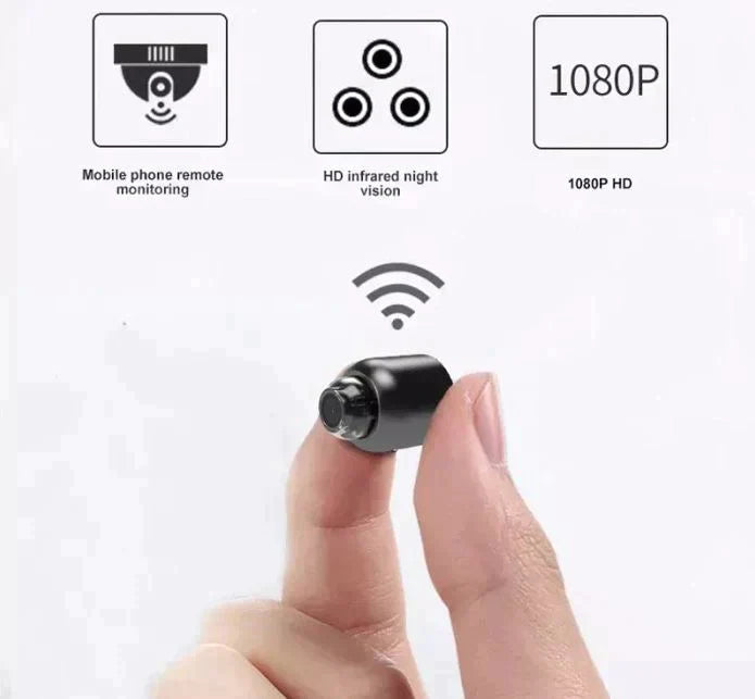 NanoCam | Telecamera di sicurezza WiFi compatta con visione notturna