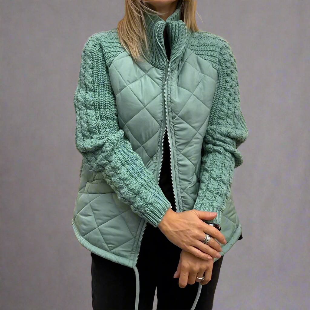 Veste rembourrée avec manches de chemise