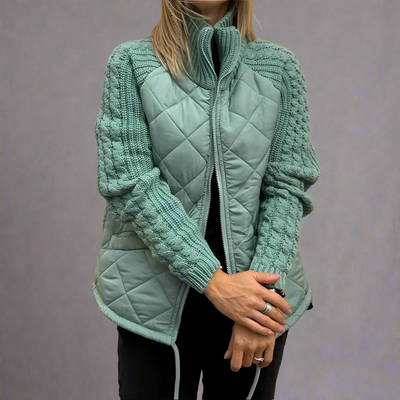 Veste rembourrée avec manches de chemise