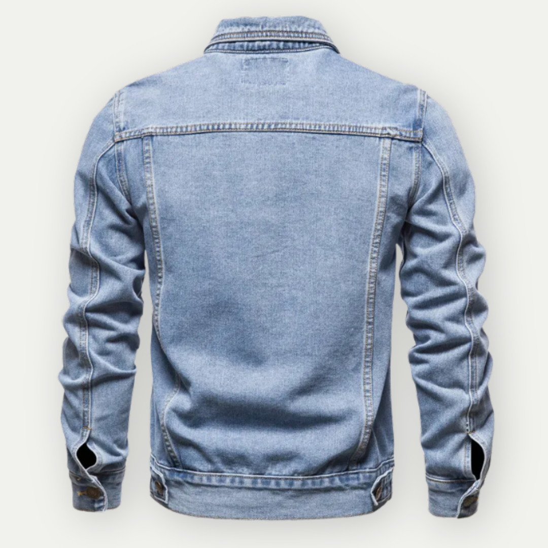 Denimcraft - Chaqueta de jeans clásico para hombres