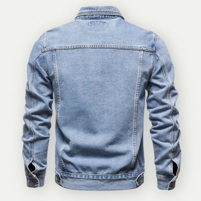 Denimcraft - Chaqueta de jeans clásico para hombres