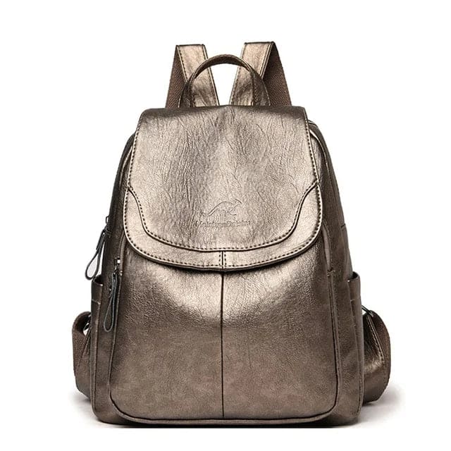 Sac à dos en cuir anti-Thet pour les femmes à la mode | Edah