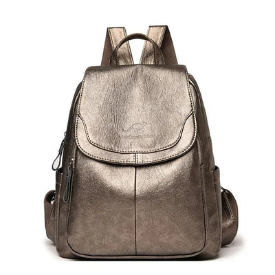 Sac à dos en cuir anti-Thet pour les femmes à la mode | Edah