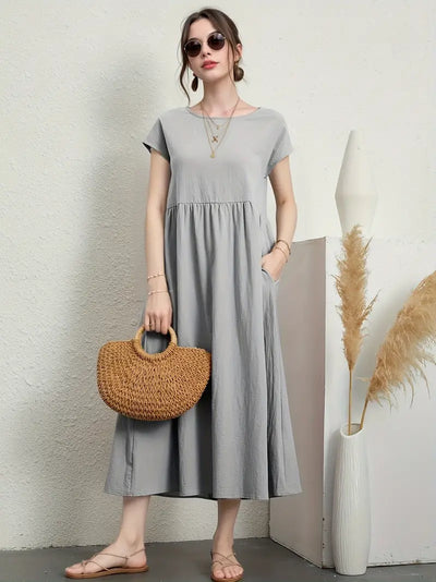 Emberly - Vestido casual y cómodo para mujer