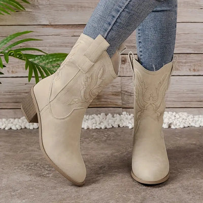 Botas de vaquera para mujeres con talón | Cómodo