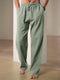 Pantalon décontracté à cordon pour homme