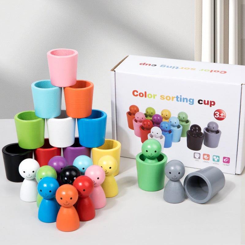 Tazza Montessori per la selezione dei colori