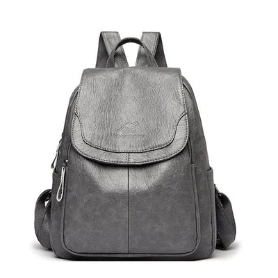 Sac à dos en cuir anti-Thet pour les femmes à la mode | Edah