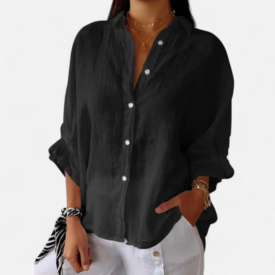 Old Monarchy | Chemise d'été en lin pour femme : grâce naturelle et élégance respirante
