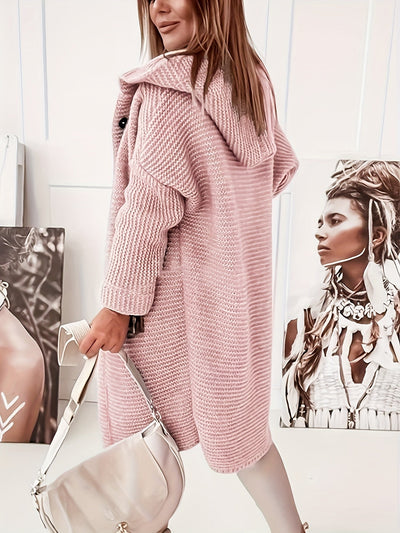 Cardigan elegante da donna con cappuccino - Kasjmier Look