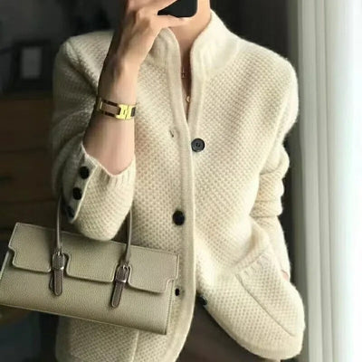 Mujer - Suéter de cuello alto - Cachemira - Estilo elegante