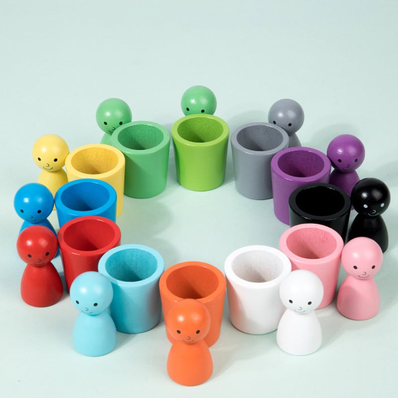 Tazza Montessori per la selezione dei colori
