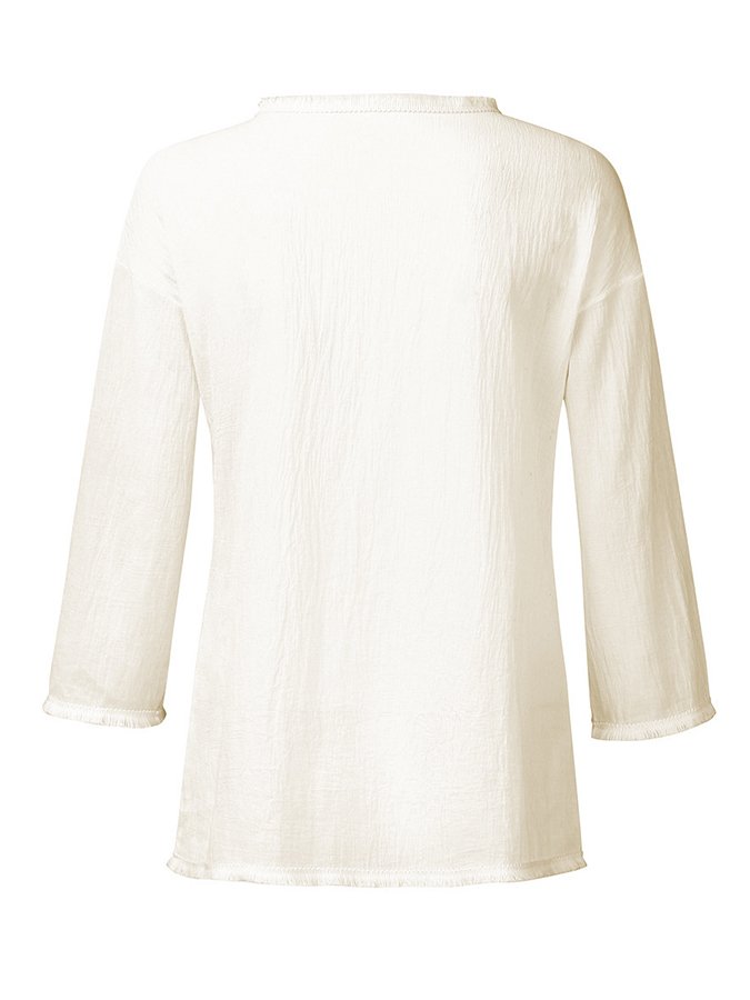 Camiseta informal de lino - Charleigh