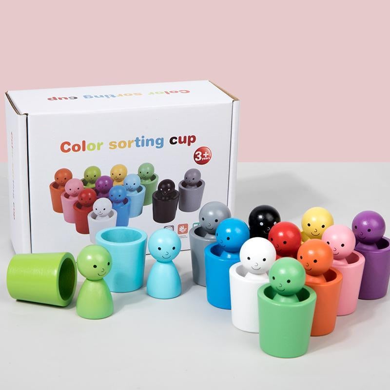 Tazza Montessori per la selezione dei colori