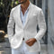 Blazer de lino de verano para hombre - Corte entallado ligero
