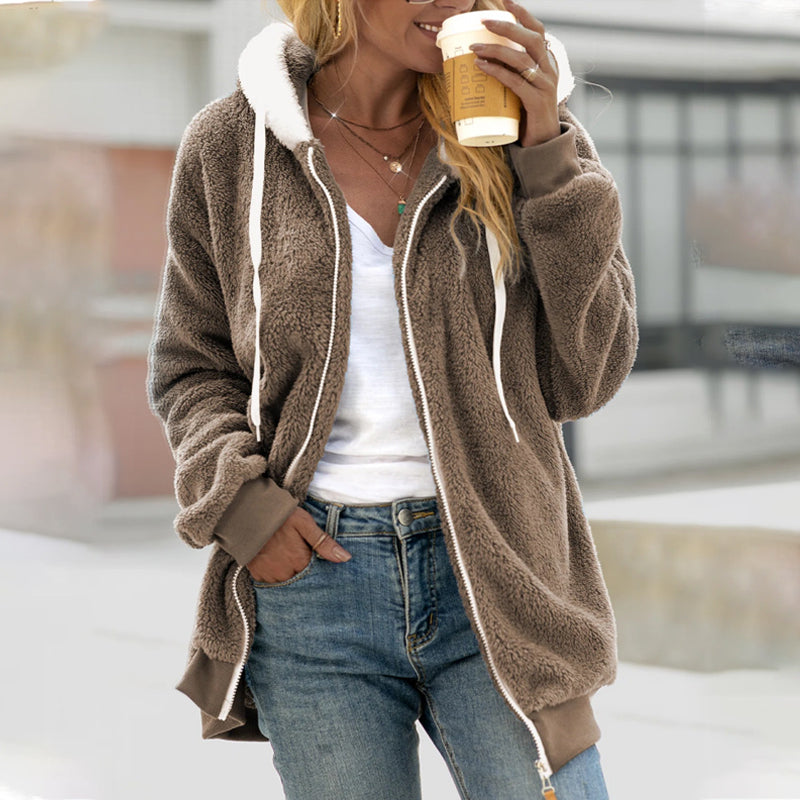 Veste femme avec zip souple 