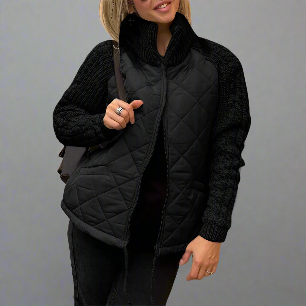 Veste rembourrée avec manches de chemise