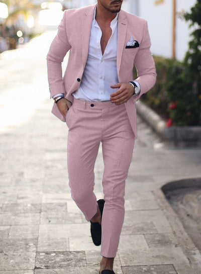Laurence - Costume deux pièces grande taille pour homme