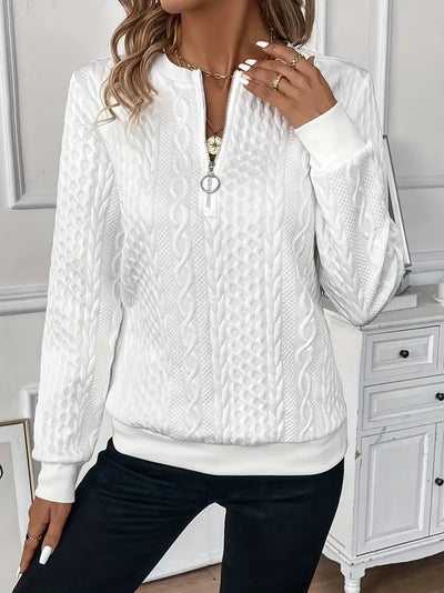 Elegante maglione lavorato a maglia