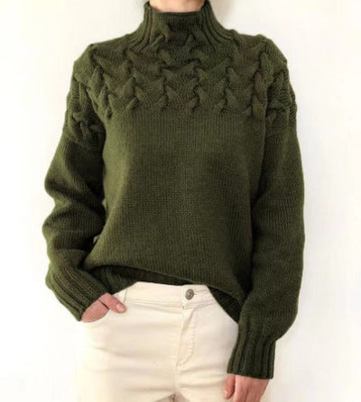Caja - maglione a collo alto - elegante e caldo