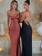Abito elegante in raso con spalline | Raso | Sensuale e glamour