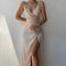 Vestido largo de satén con tirantes finos | Sensual y elegante | Estilo femenino 