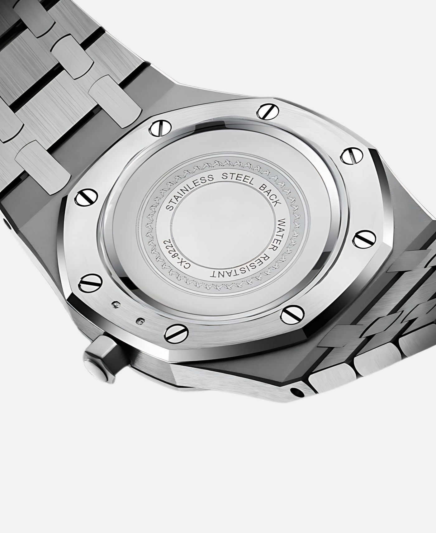 Elegante orologio da polso da uomo da 41 mm con cassa in acciaio inossidabile