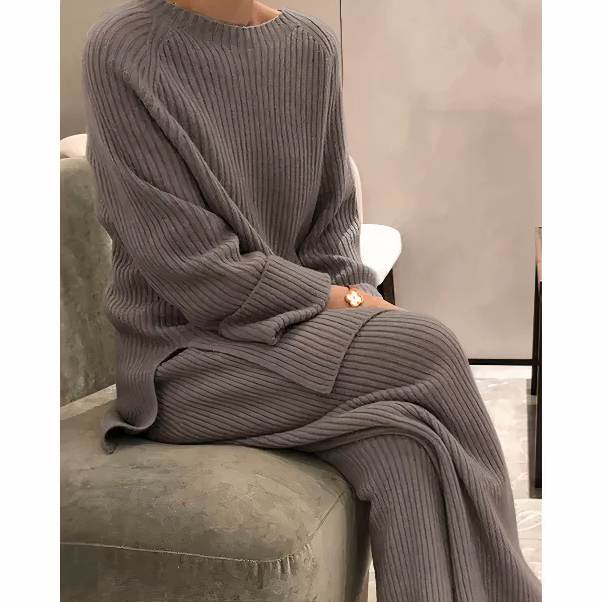 Conjunto casual de camisa y pantalón - Samantha 