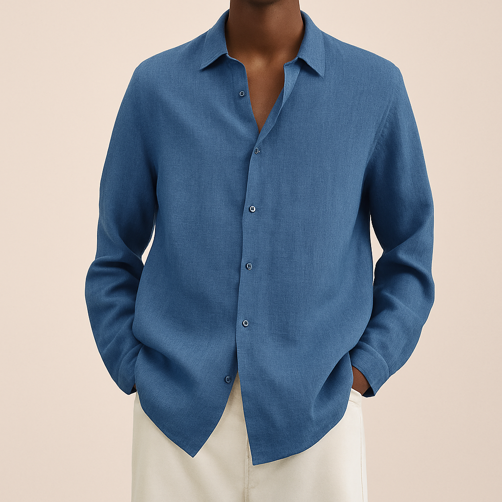 Chemise élégante en lin pour homme - Albert