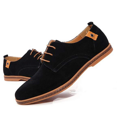 Zapatos sin cordones para hombre con punta de almendra atemporal