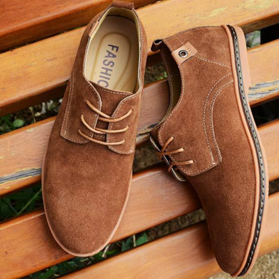 Zapatos sin cordones para hombre con punta de almendra atemporal