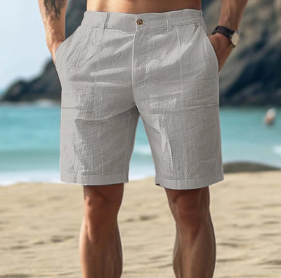 Short en lin décontracté pour homme pour les journées d'été décontractées