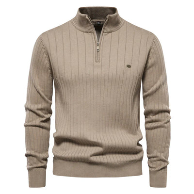 Nuevo suéter con cremallera para hombre para otoño - Aiopeson