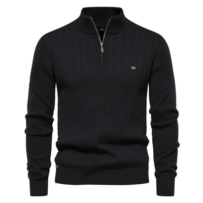 Nuevo suéter con cremallera para hombre para otoño - Aiopeson