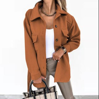 Jacket décontractée élégante avec fermeture éclair et portabilité mince - femme