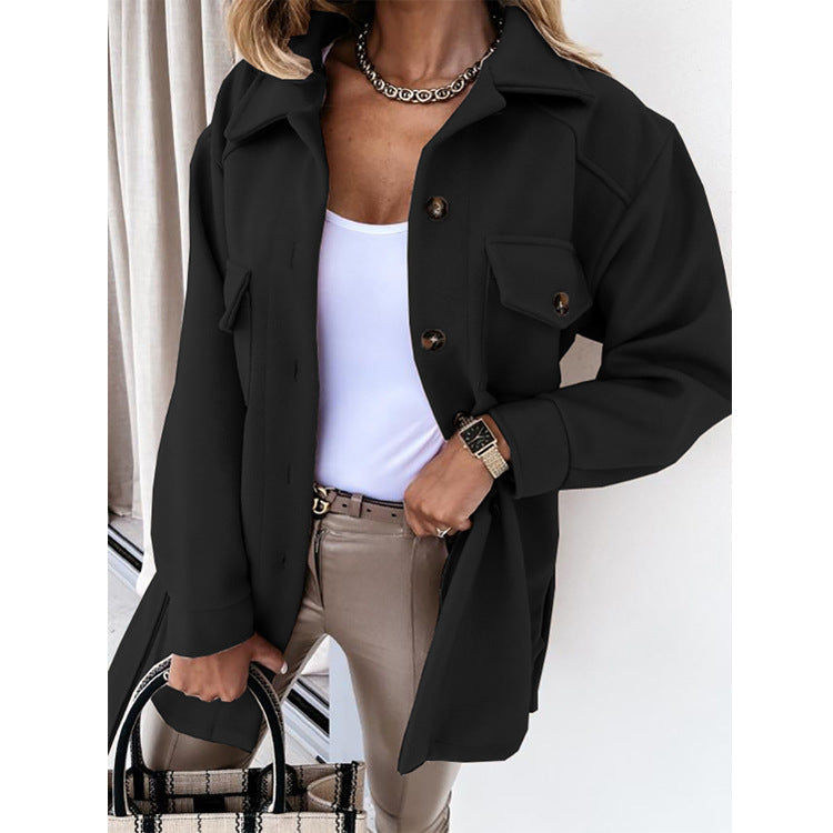 Jacket décontractée élégante avec fermeture éclair et portabilité mince - femme