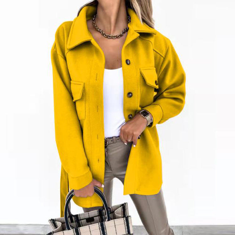 Jacket décontractée élégante avec fermeture éclair et portabilité mince - femme
