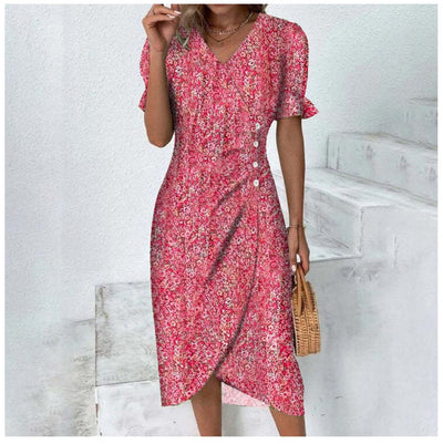 Leda - Vestido de verano elegante y cómodo para mujer.