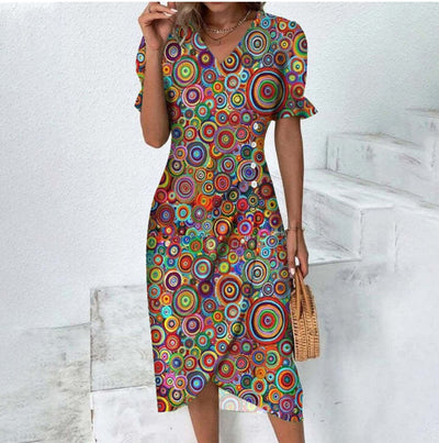 Leda - Vestido de verano elegante y cómodo para mujer.